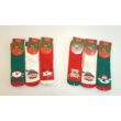 Karácsonyi mintás THERMO bébi zokni 3 pár/csomag