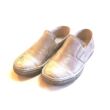 31-40 LINEA Női Slip-on bőrcipő - silver