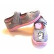 32-es Richter vászoncipő (benti cipő) lányoknak - szürke - Unikornis