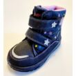 22,23-as RICHTER vízálló téli bélelt cipő lányoknak sötétkék - Unikornis mintás