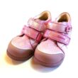 25-33 SZAMOS supinált gyerekcipő lányoknak - ezüst, rózsaszín, virágos mintával