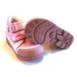 25-33 SZAMOS supinált gyerekcipő lányoknak - ezüst, rózsaszín, virágos mintával